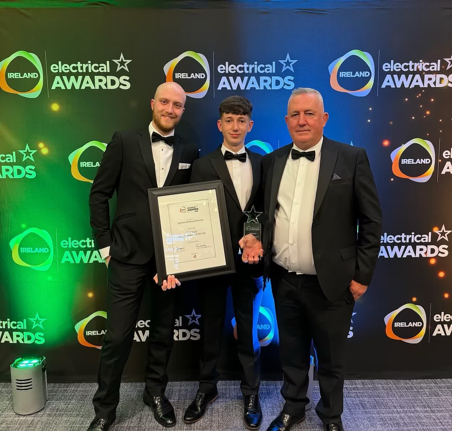 GES team — award-winning Dublin electricians serving all of Dublin for call-outs, light installation, socket repairs, and emergency electrical work